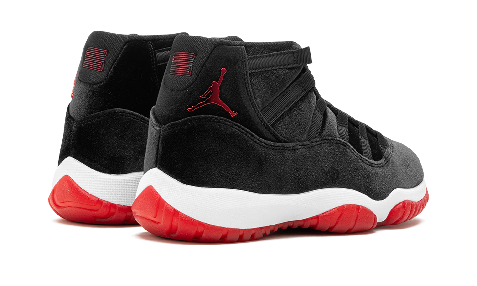 Comfortable to wear Injection molded Air Jordan 11 WMNS "Bred Velvet"