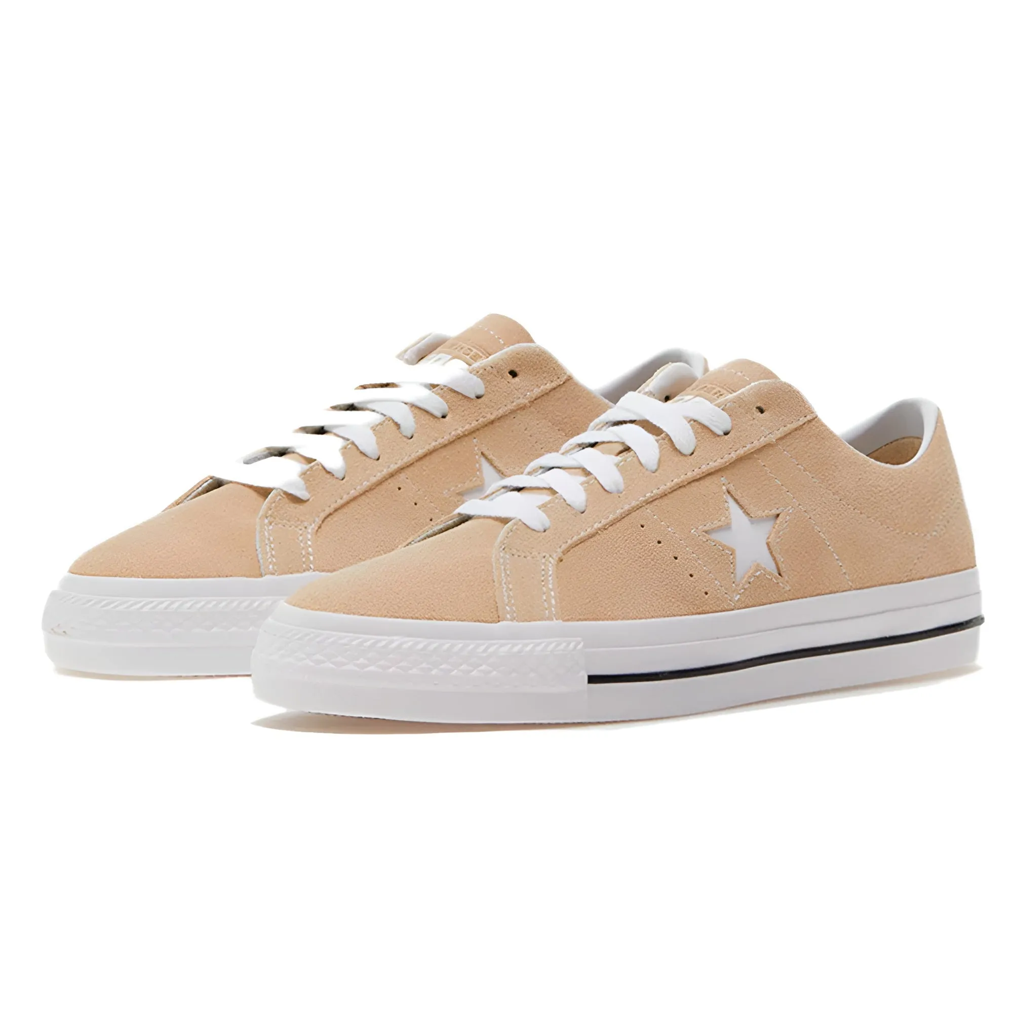 Converse CONS - One Star Pro Suede (Oat Milk/White) Anti Slip Feature