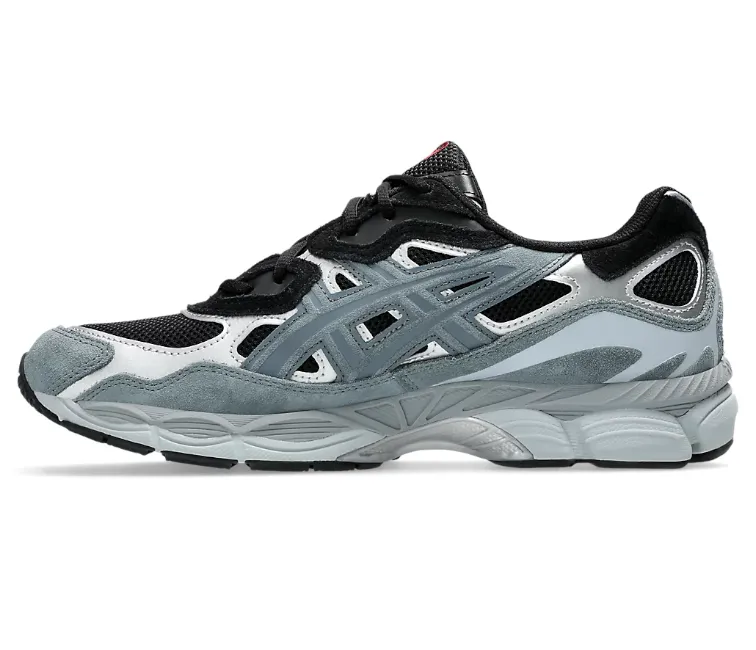 Women's Asics Gel NYC (Black/Fjord Grey) Easy To Clean Puncture Resistant Plate
