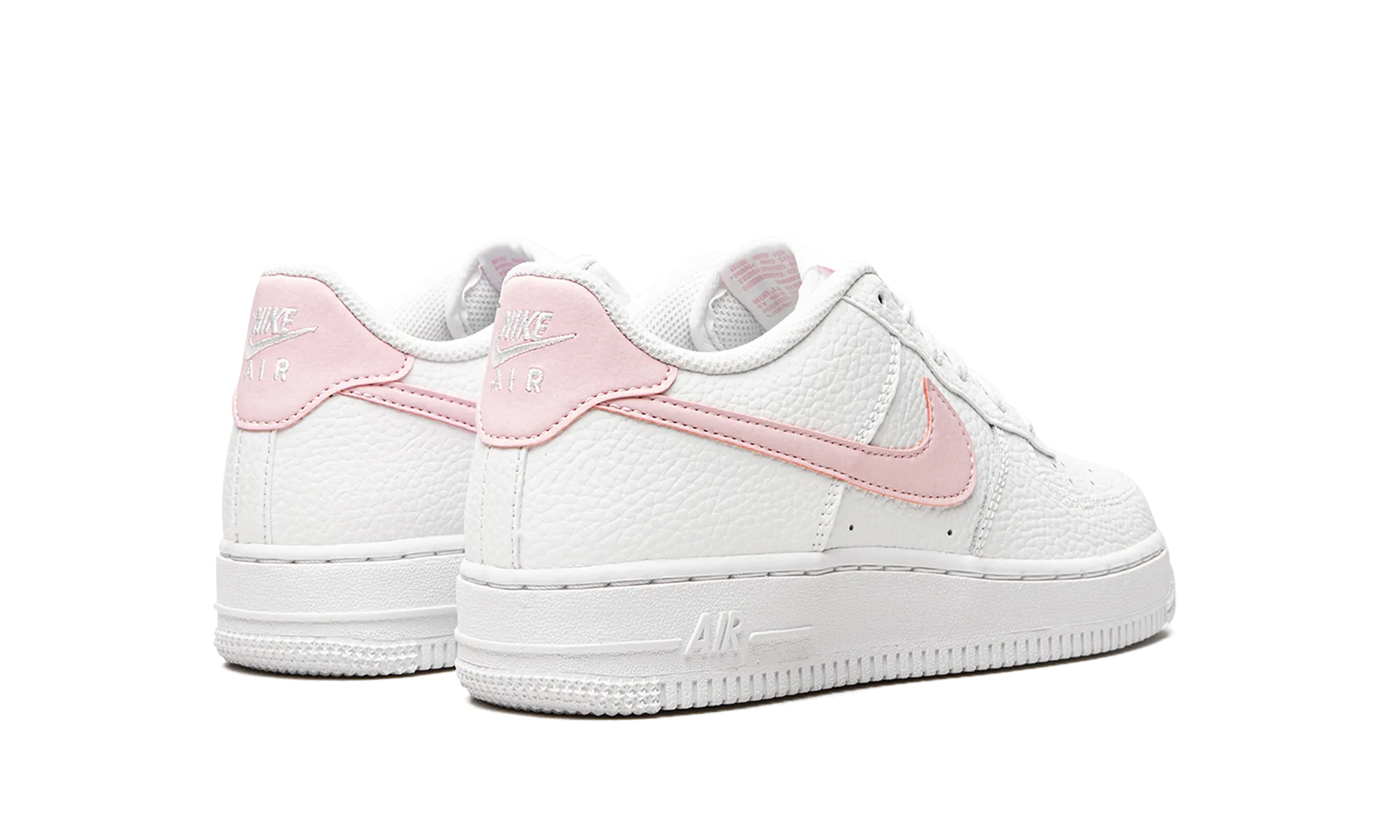 comfort features Low Profile Design Air Force 1 Low GS "White / Pink Foam"