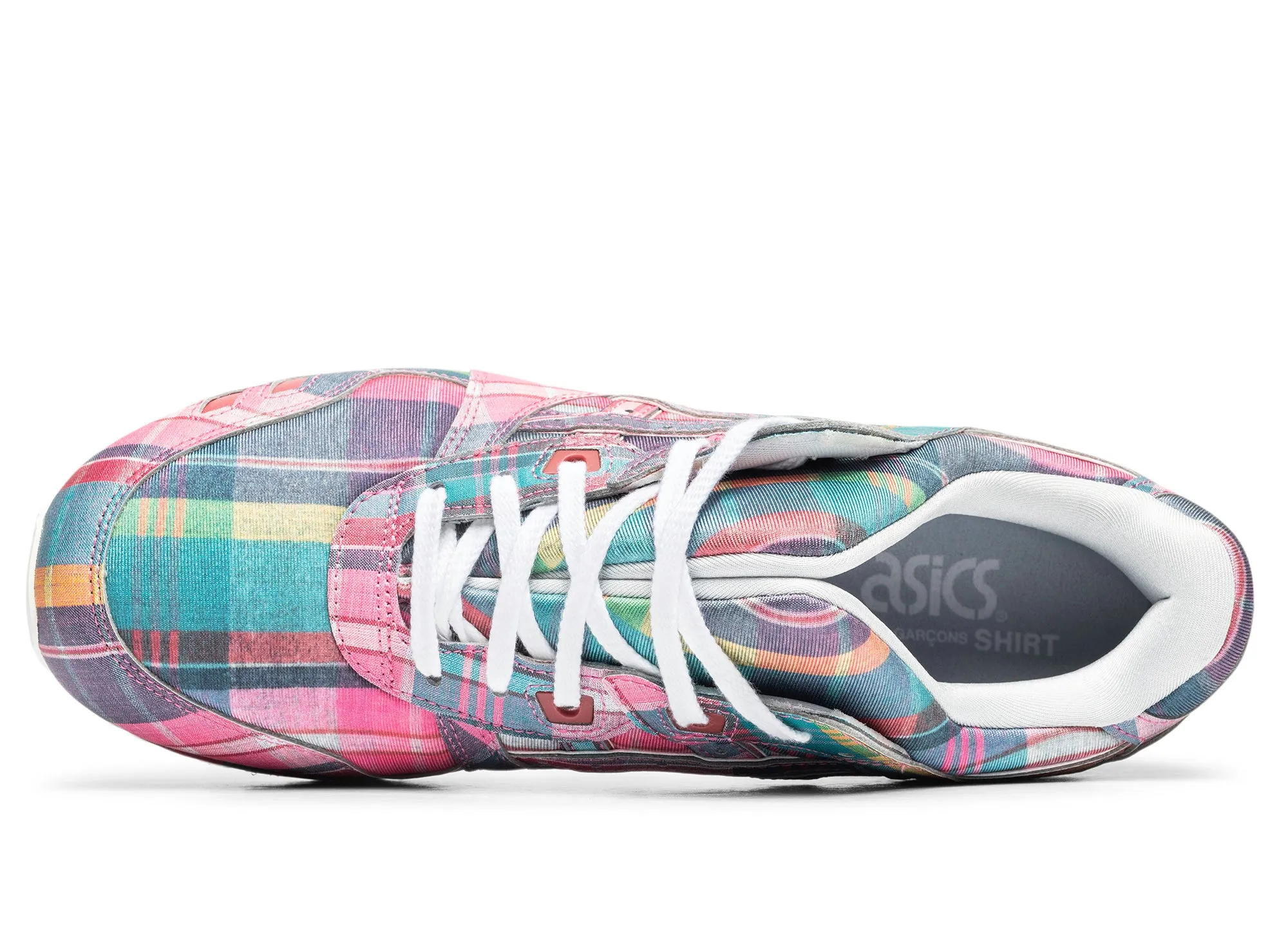 Care Ease Comme des Gar?ons SHIRT x ASICS Gel Lyte III in Pink Plaid