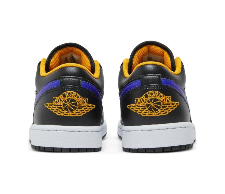 Supportive Control Men??s Nike Air Jordan 1 Low (Dark Concord/Lakers)