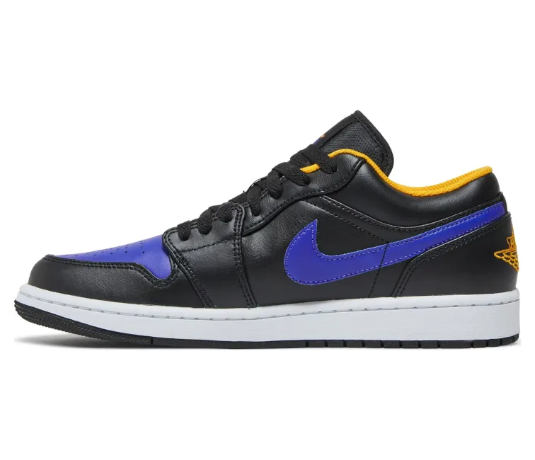 Men??s Nike Air Jordan 1 Low (Dark Concord/Lakers) Balanced Base