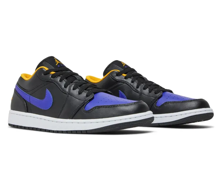 Men??s Nike Air Jordan 1 Low (Dark Concord/Lakers) Sporty Casual