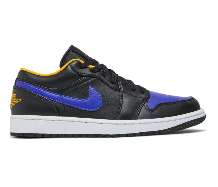 Men??s Nike Air Jordan 1 Low (Dark Concord/Lakers) Jump Support