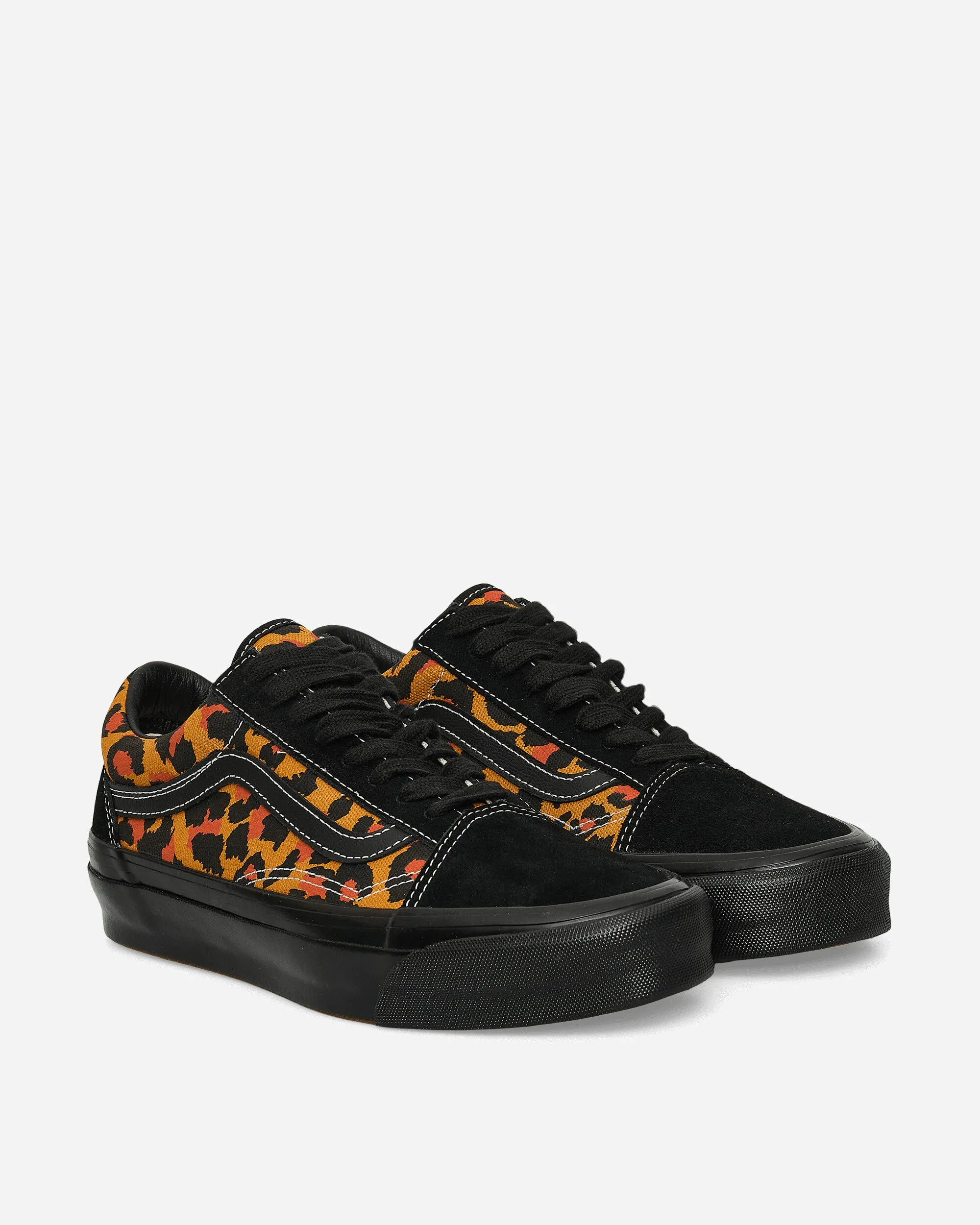 Premium Old Skool Leopard Sneakers Black / Orange Supportive support Arch Support System