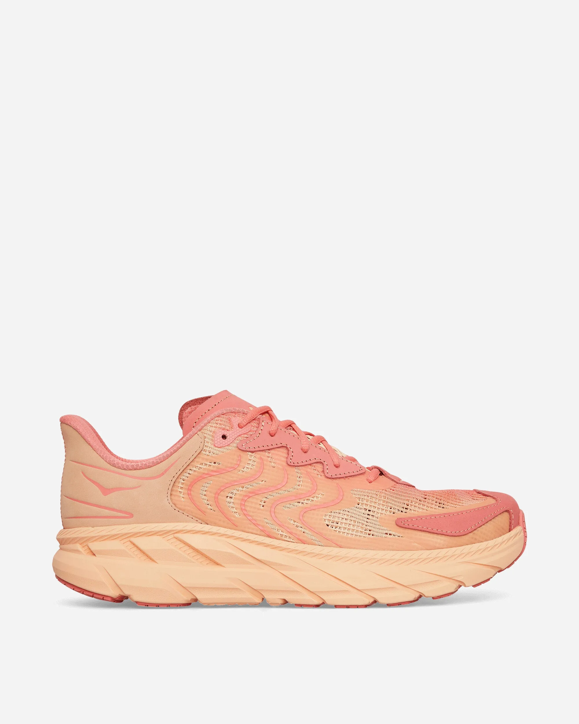 Supportive Cool Feet Vibrant Bloom Clifton LS Sneakers Cantaloupe / Electric Coral