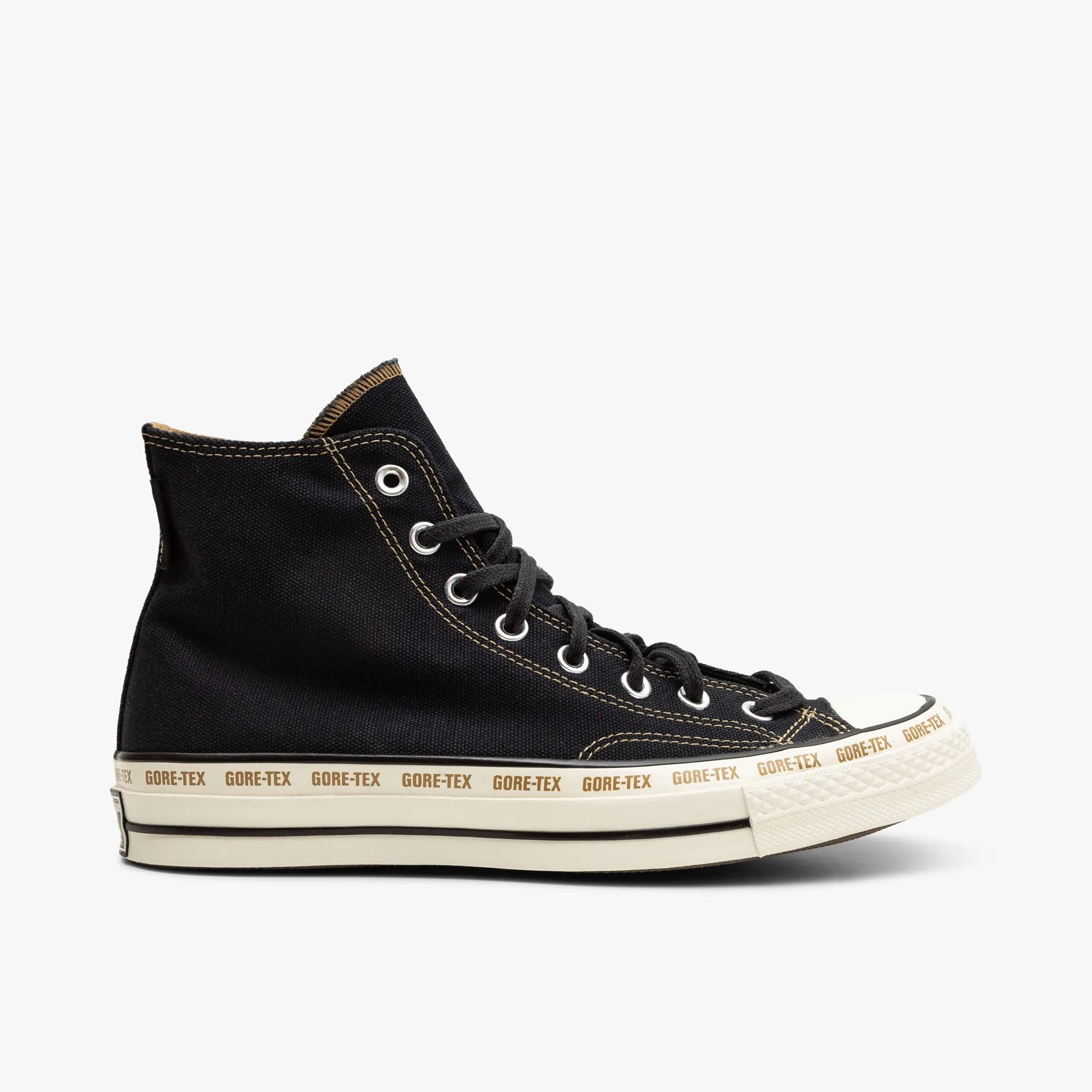 City Stroll All Action Ready Converse Chuck 70 Hi GTX Black / Toadstool Tan - Egret