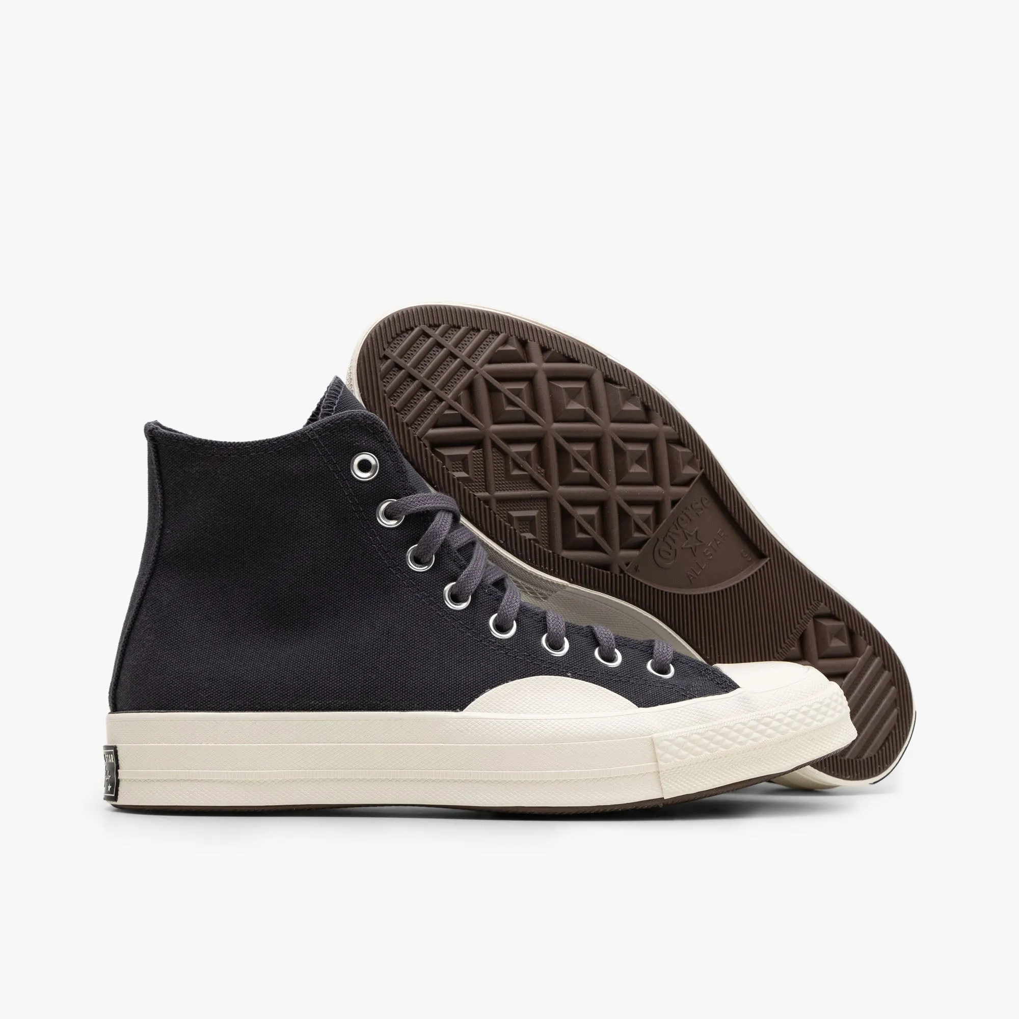 Flexible Fit Hard Style Converse Chuck 70 Textured Hi / Plum Cove / Black - Egret