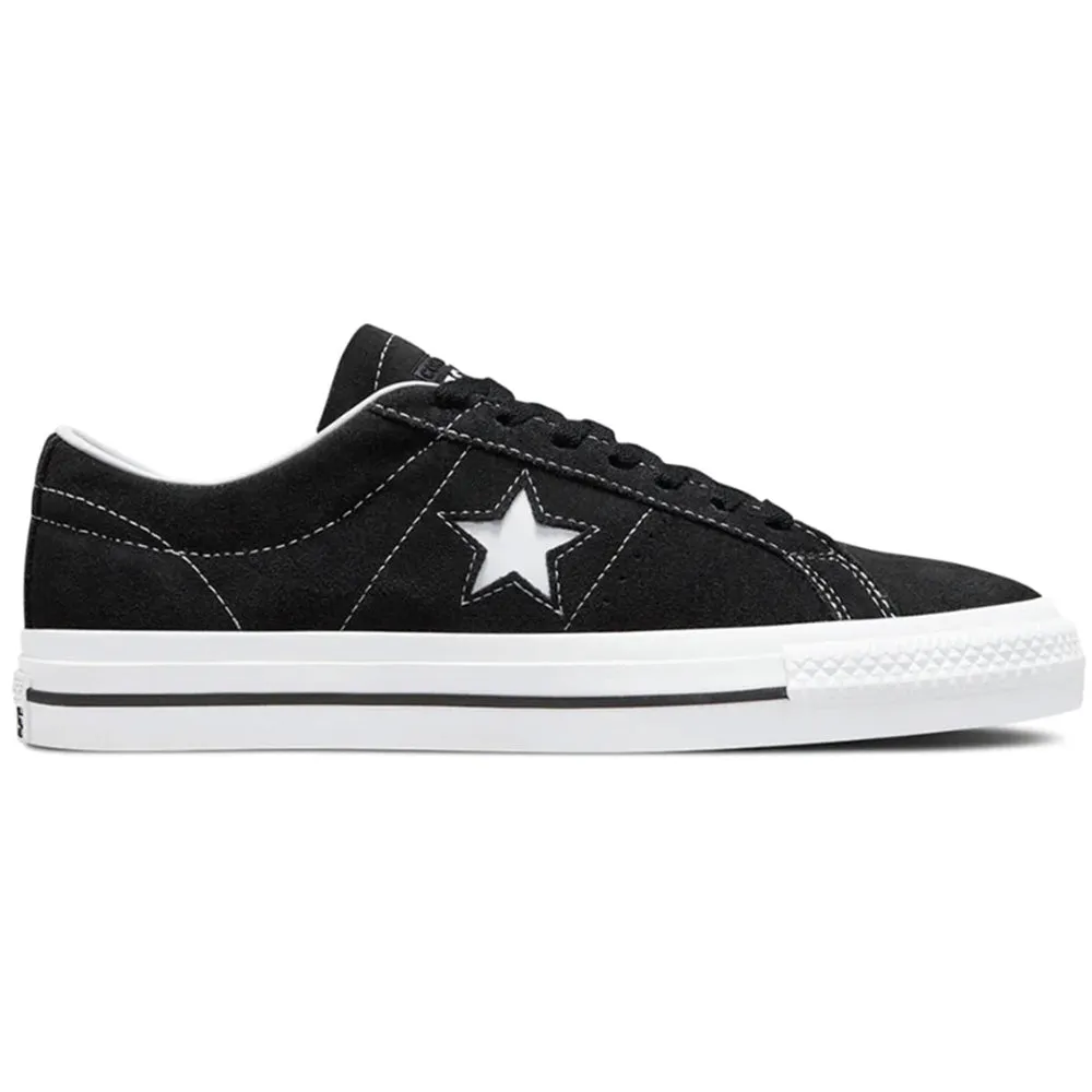Converse CONS - Intro Pack One Star Pro Ox (Black/White) Breathable knit