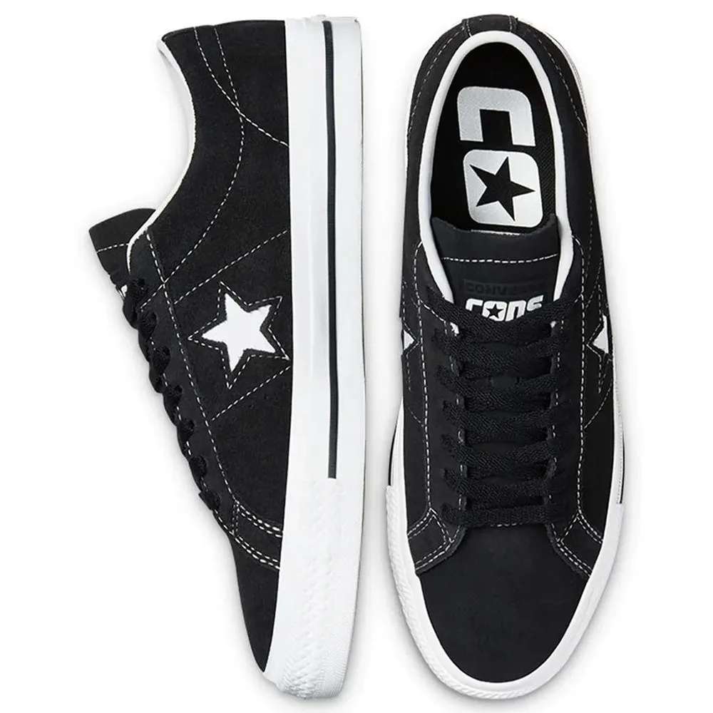 Converse CONS - Intro Pack One Star Pro Ox (Black/White) Performance Support Street Ready Ride