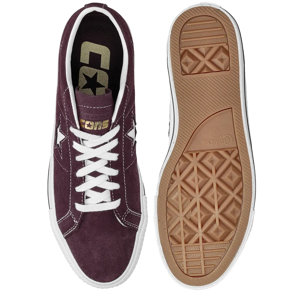 Converse CONS - One Star Pro Ox Suede (Bloodstone/White) Urban Step