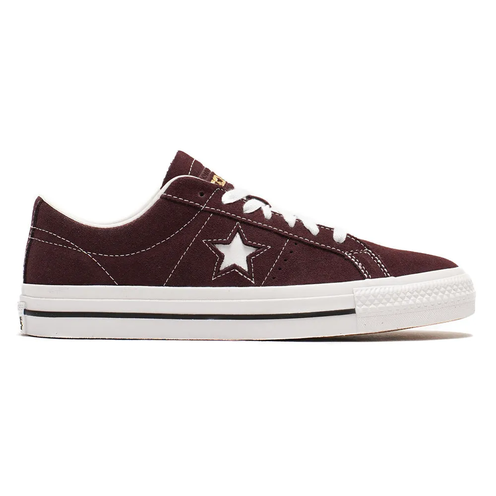 Comfortable Feel Converse CONS - One Star Pro Ox Suede (Bloodstone/White)