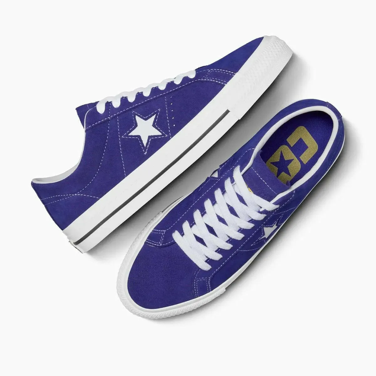 Converse - One Star Pro Shoes Night Indigo/White/Black Synthetic Upper Quick Turn