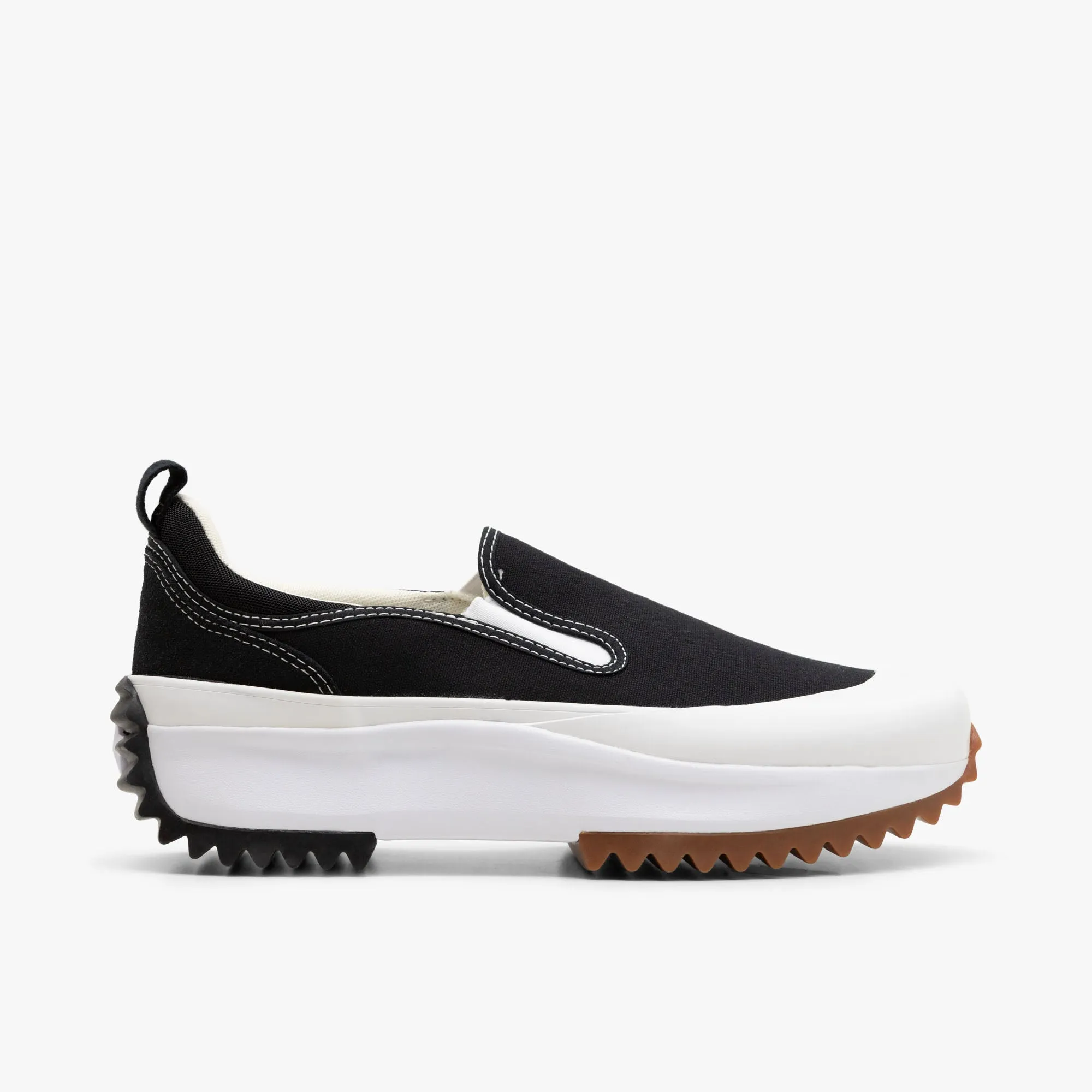 Converse Run Hike Slip Platform Black / White Quick   Dry
