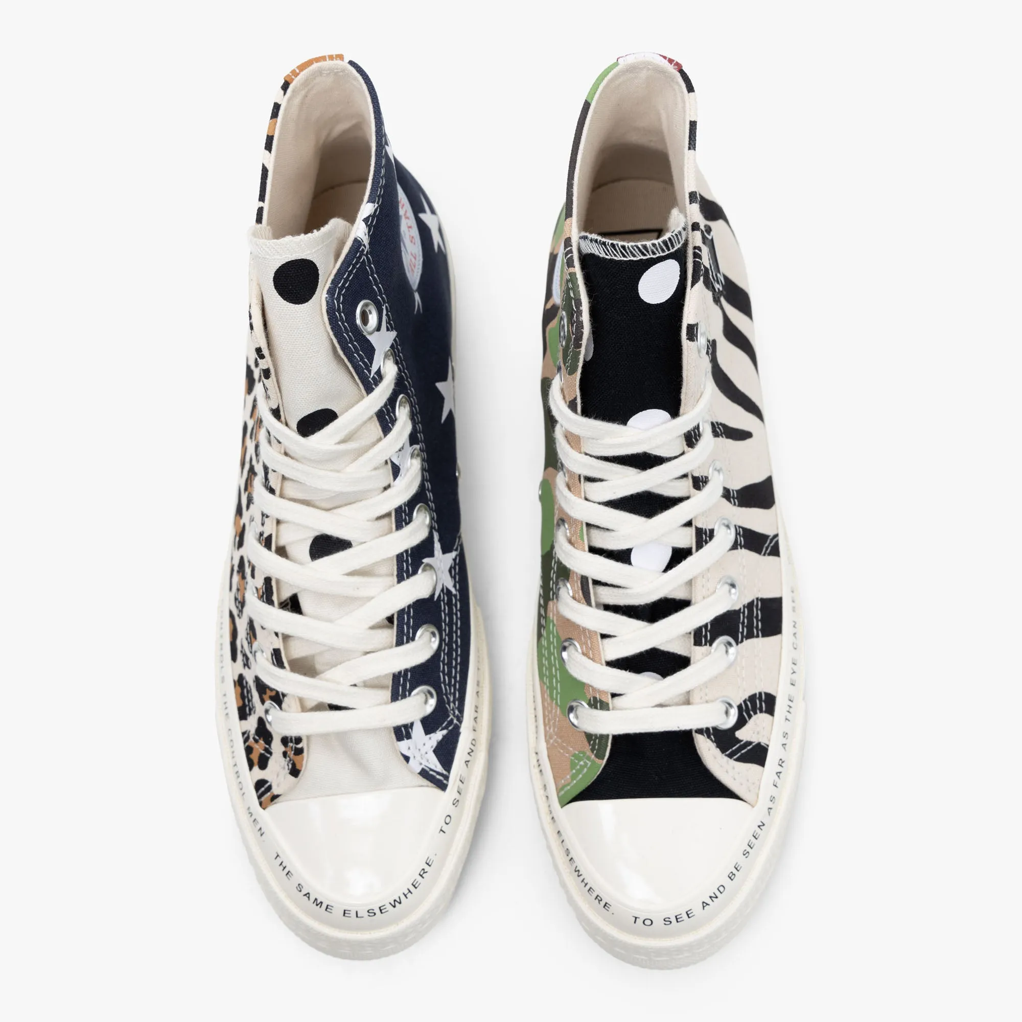 Converse x Brain Dead Chuck 70 Hi Egret / Black - Multi Trail Ready