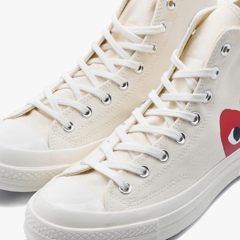 Impact Support Skater Move Converse x COMME des GAR?ONS PLAY Chuck Taylor Hi / Beige