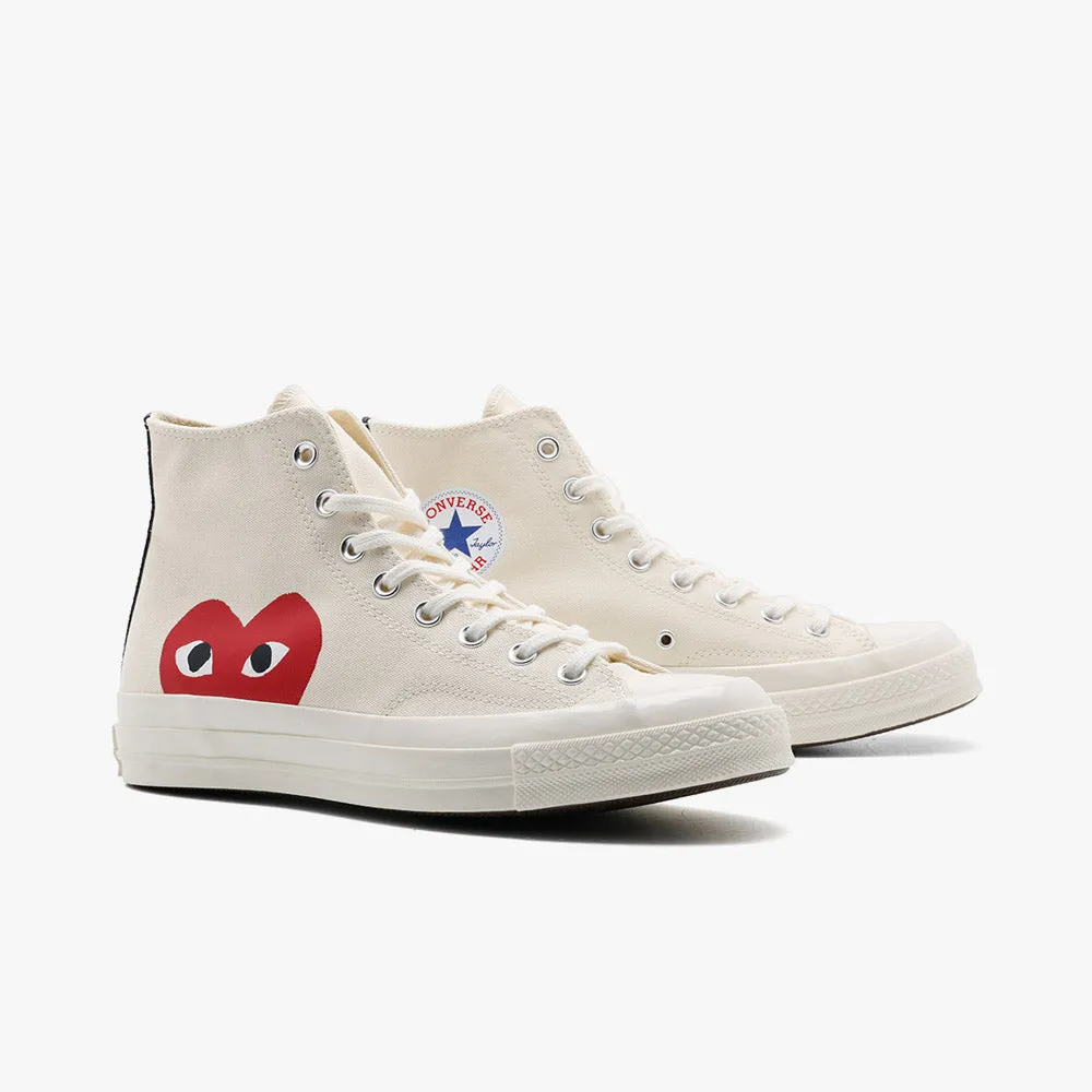 Converse x COMME des GAR?ONS PLAY Chuck Taylor Hi / Beige Outdoor Ride