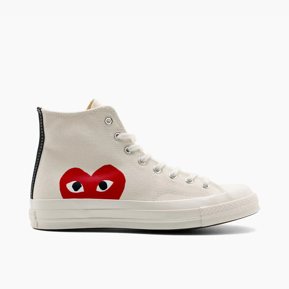 Converse x COMME des GAR?ONS PLAY Chuck Taylor Hi / Beige Wide fit Outdoor Flow