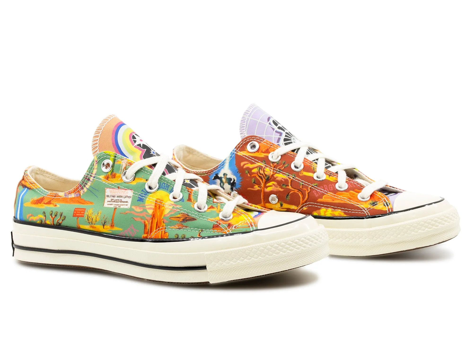 Converse x Twisted Resort Chuck 70 Ox in White fade - resistant