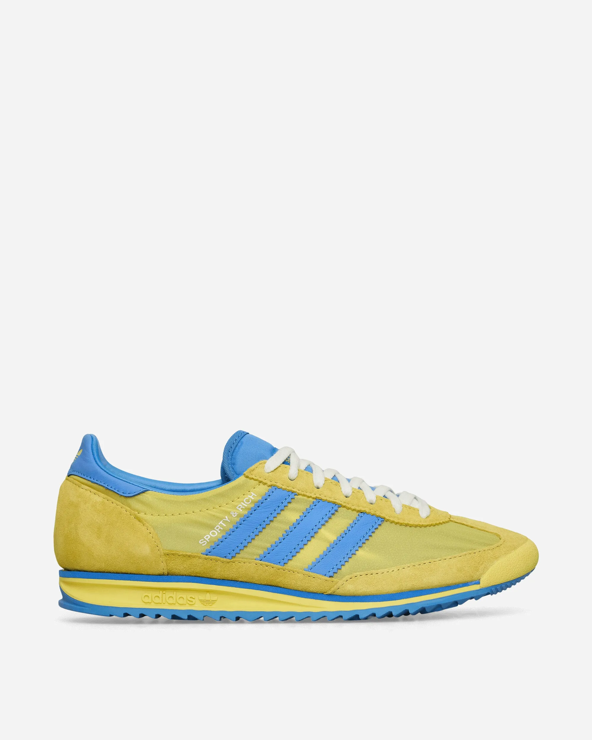 Adaptive Style Carbon Fiber Plates Sporty & Rich SL72 Sneakers Light Yellow / Real Blue