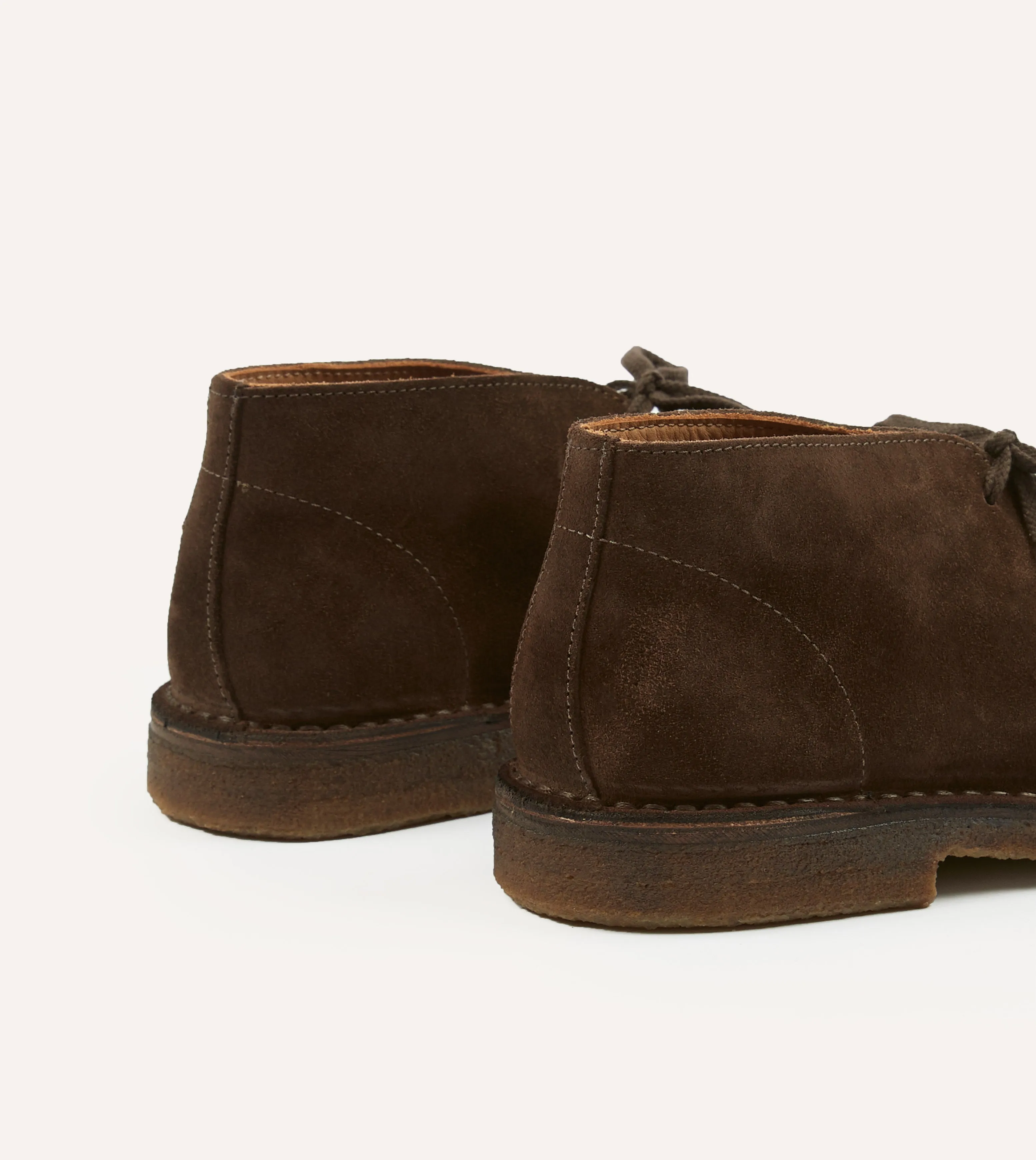 Crosby Moc-Toe Chukka Boot Brown Suede Functional Match