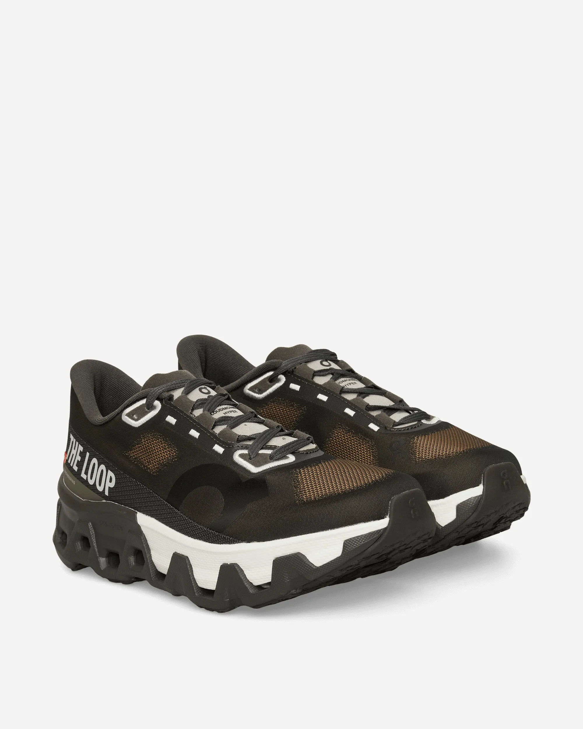 Orthopedic Footbed Pleasures x The Loop Cloudmonster Hyper Sneakers Espresso / Elk