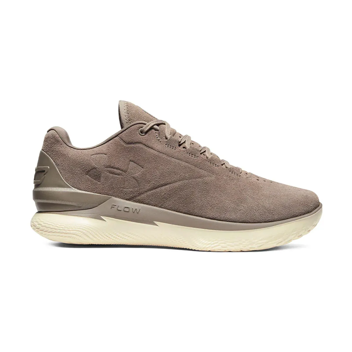Fashion-forward materials street walkers' sneakers Curry 1 Low Flotro Lux 'Taupe Dusk'