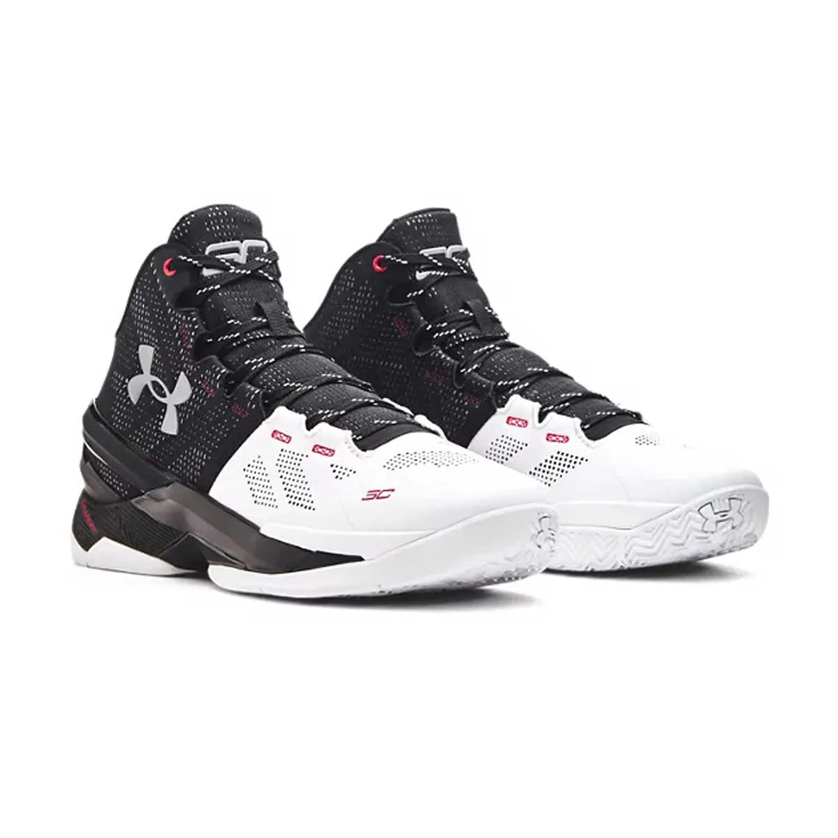 Curry 2 Retro 'White Black' Mid-top weekend adventurers' boots