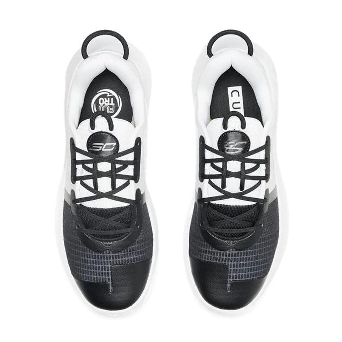 animal-print Curry 6 Flotro 'Black White'