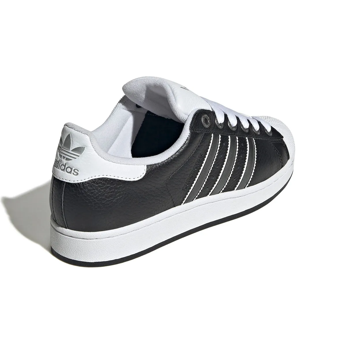 All-weather flair Iconic support Superstar II 'Core Black Metallic Silver White'