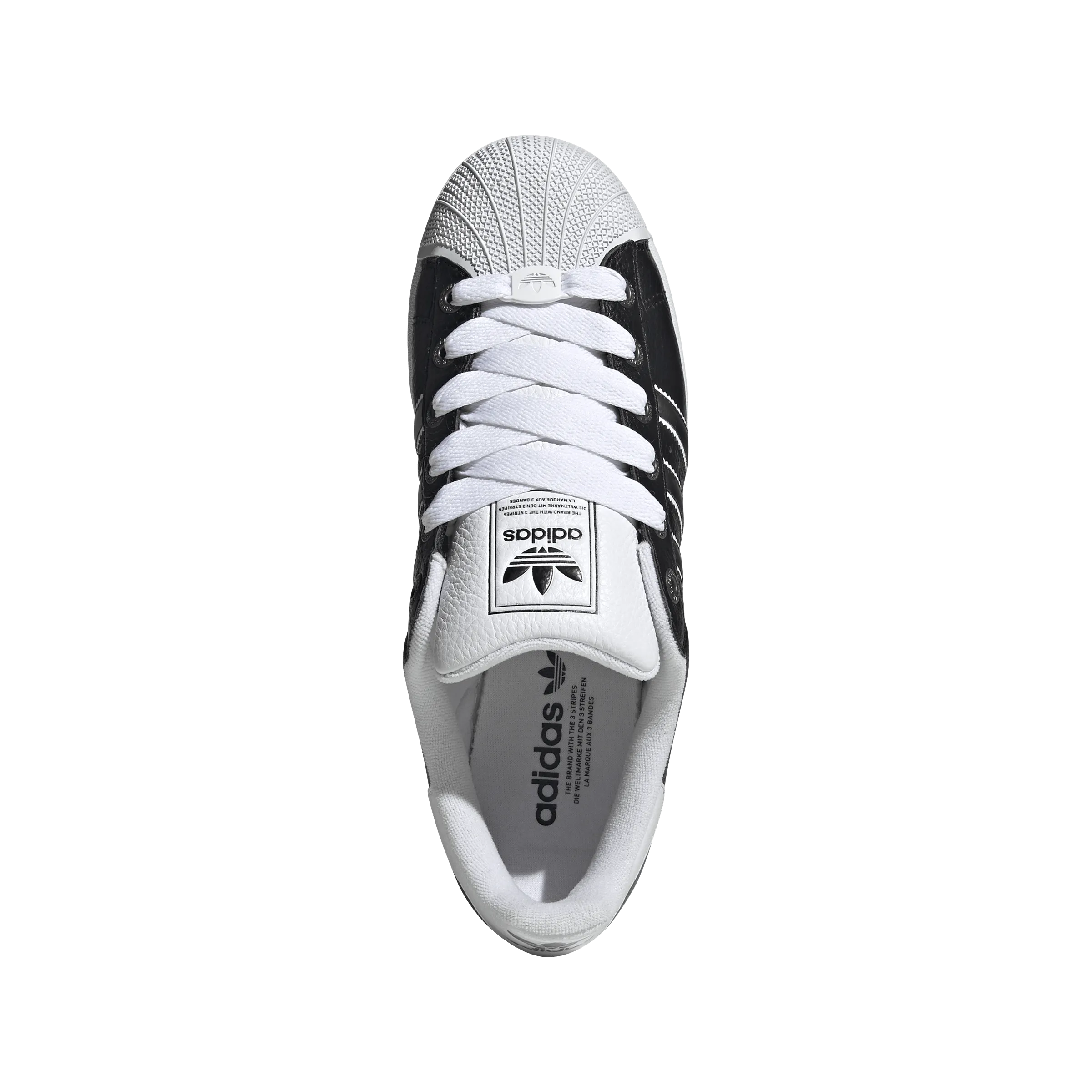 Superstar II 'Core Black Metallic Silver White' sports competition Breathable wear