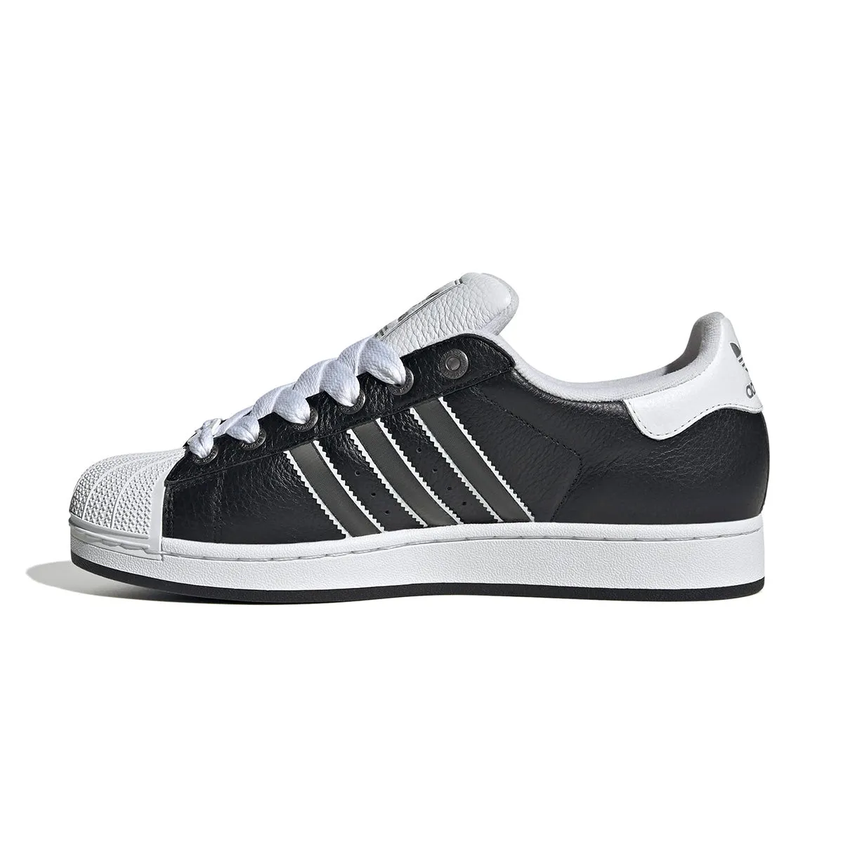 Fabric Plain Superstar II 'Core Black Metallic Silver White'