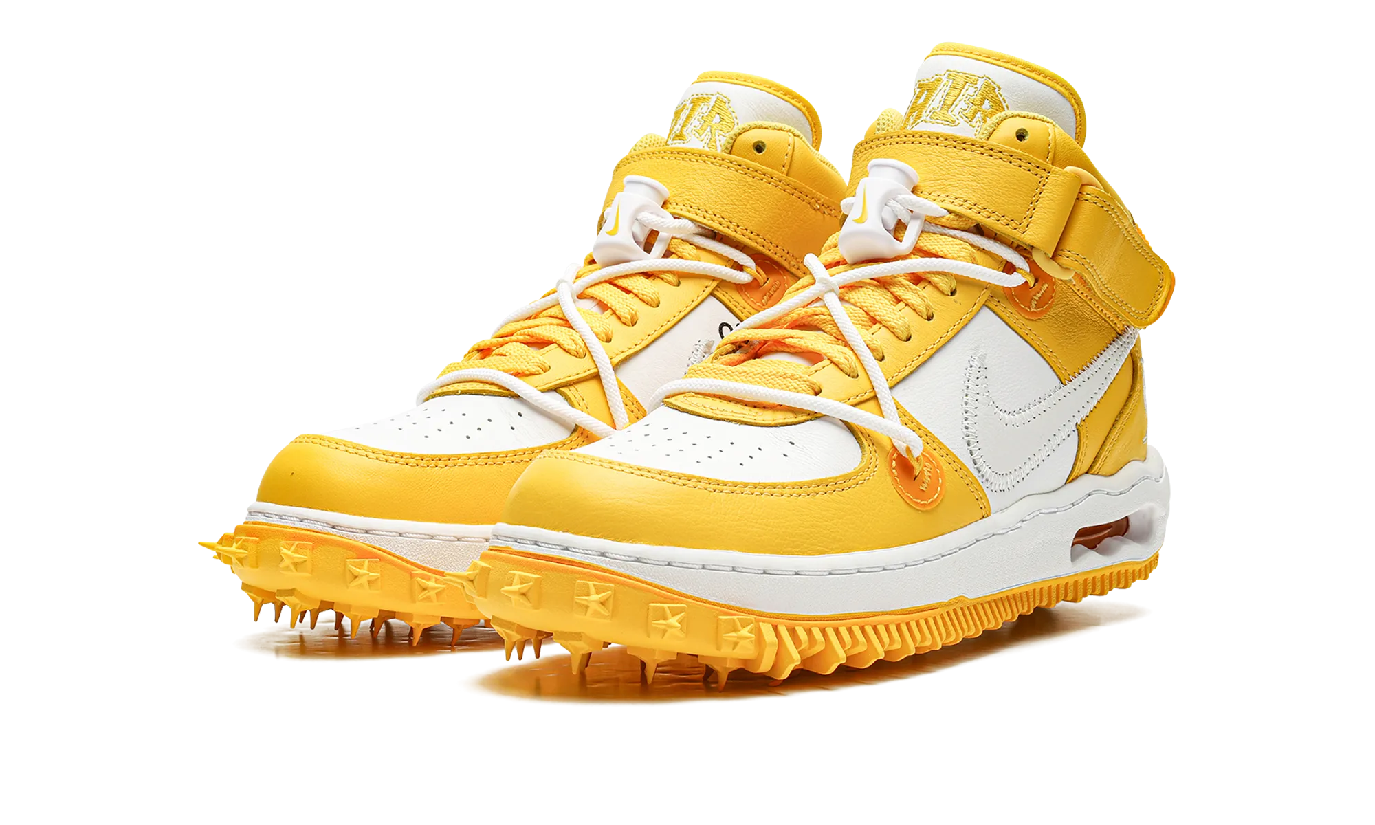 Sneaker Comfort Air Force 1 Mid "Off-White - Varsity Maize"