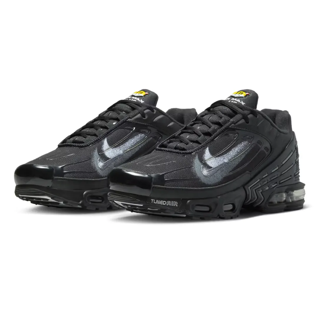 Slip Vibe Men's Nike Air Max Plus TN 3 (Black Multi Swoosh)