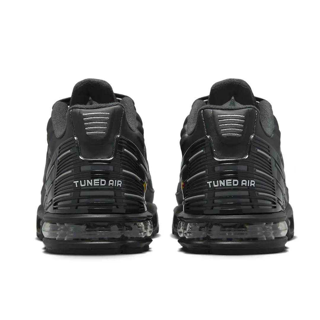 Men's Nike Air Max Plus TN 3 (Black Multi Swoosh) LightweightDesign Breathable Fit