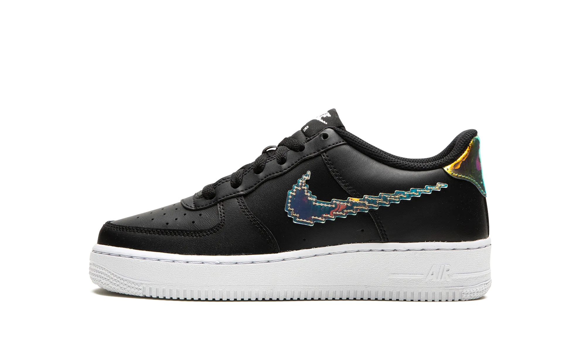 Fast Entry Air Force 1 Low LV8 GS "Digital Swoosh - Black"