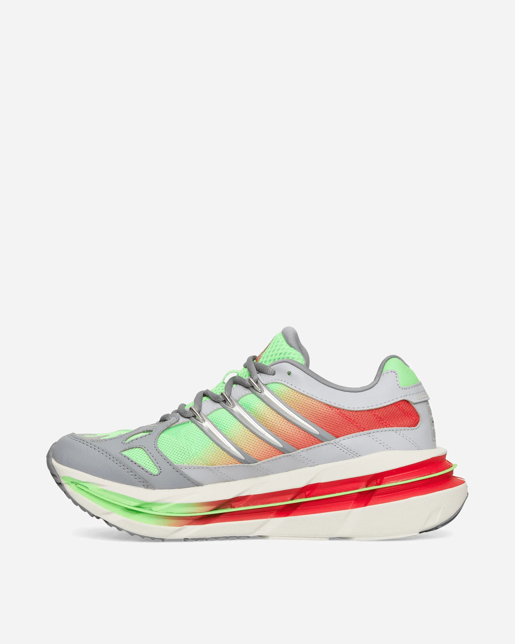 Adistar HRMY Sneakers Lime Burst / Grey / Semi Lucid Red Lightweight Midsole Geometry Smooth Texture