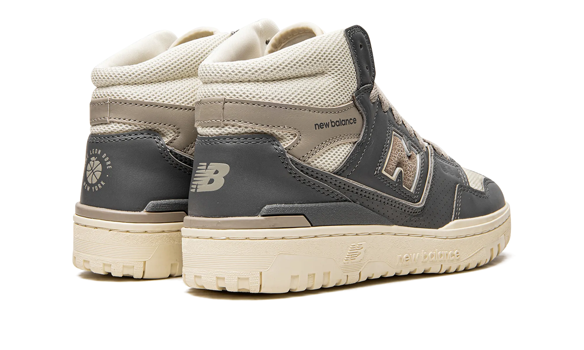 Shock   Absorbing Midsole breathable - membrane - feature shoes 650R "Aime Leon Dore - Grey"