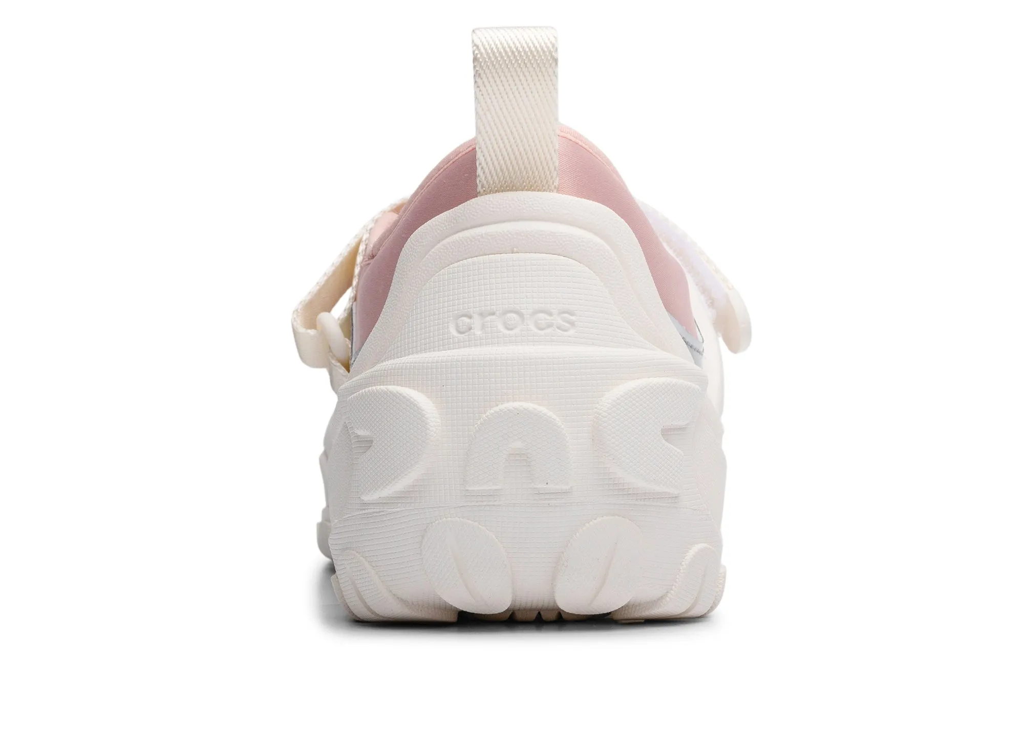 Wide-fit Casual Support Crocs Terre Ballet Core in Chalk