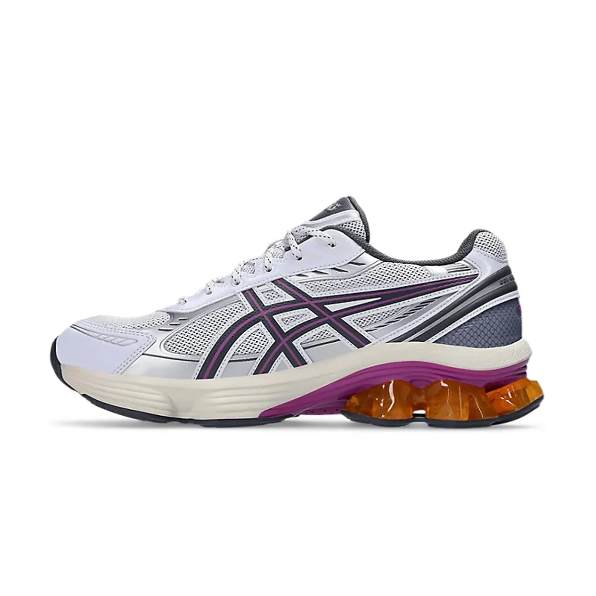 GEL-Kinetic Fluent 'White Truffle Grey' Sculpted Design Structured shock absorption