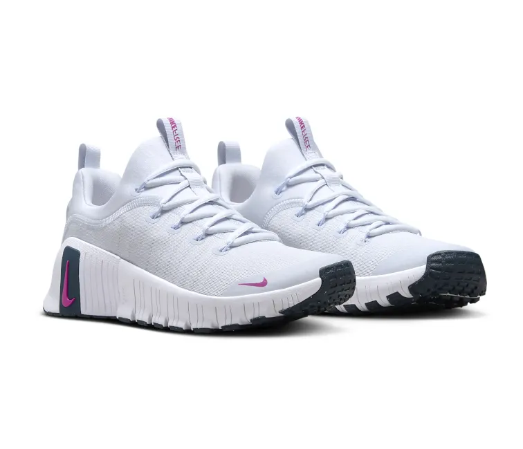 Foot Wellness Women??s Nike Free Metcon 6 (Football Grey/Fuchsia)