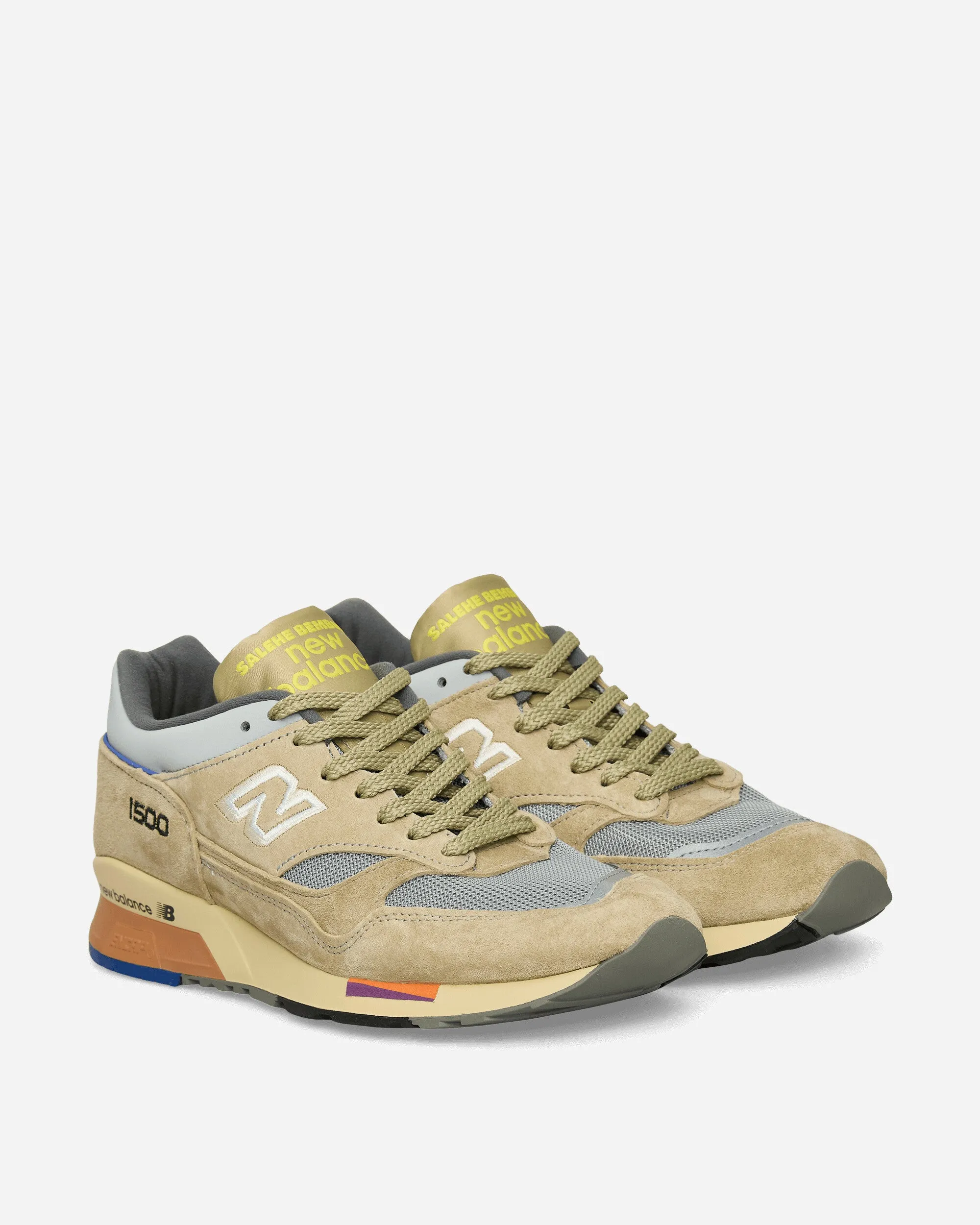Salehe Bembury MADE in UK 1500 Sneakers Brown / Grey / Blue Step Easy