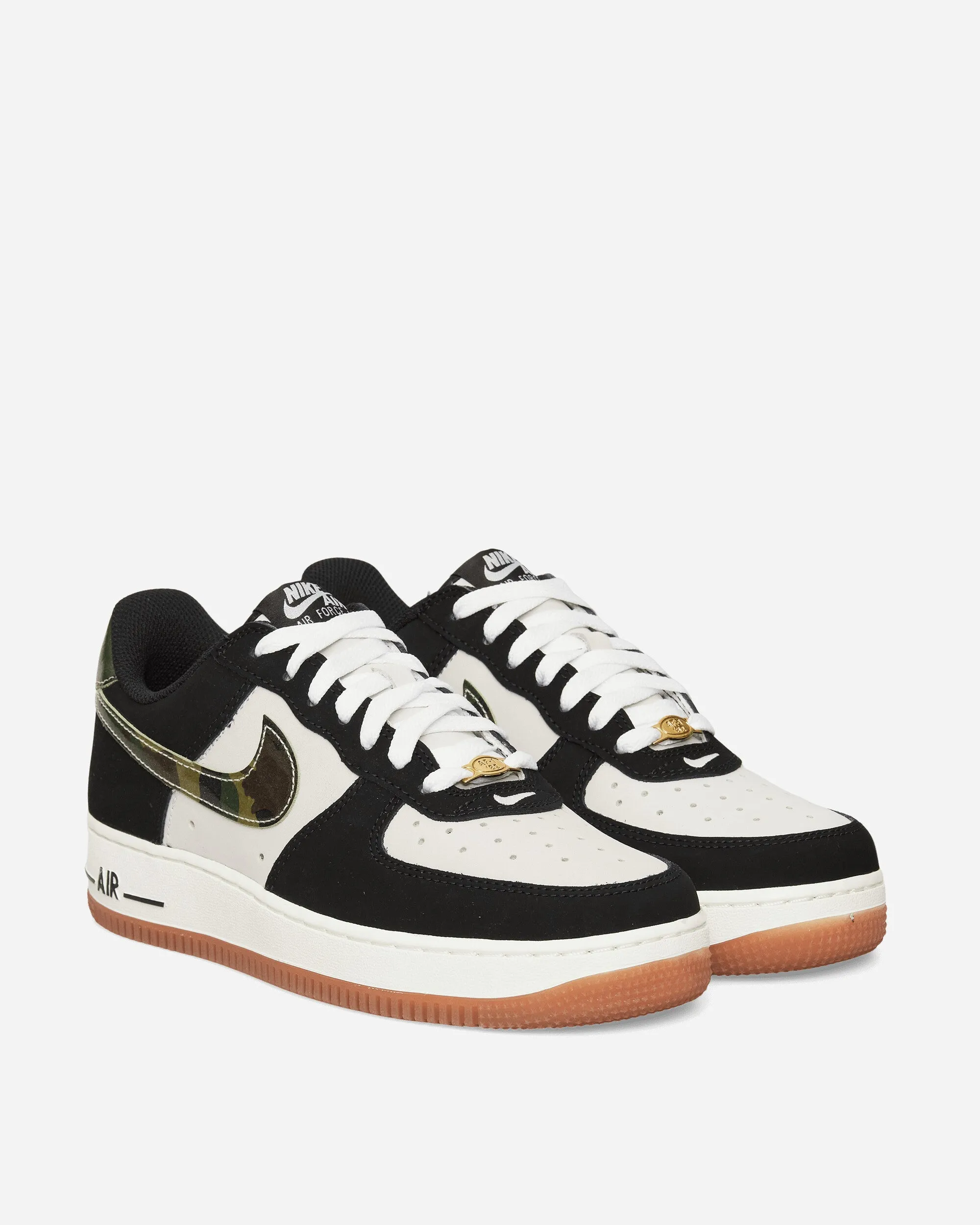 Air Force 1 Low Sneakers White / Black / Gum Med Brown Adaptive Fit Design