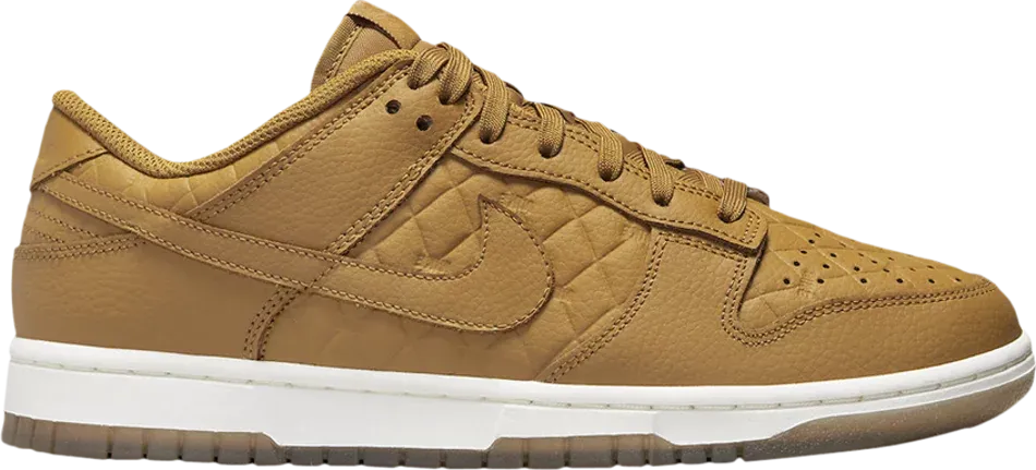 Wmns Dunk Low 'Quilted Wheat' 2022 SKU DX3374 700 - Authentic - New in Box rubber Sleek Build