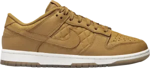 Wmns Dunk Low 'Quilted Wheat' 2022 SKU DX3374 700 - Authentic - New in Box rubber Sleek Build