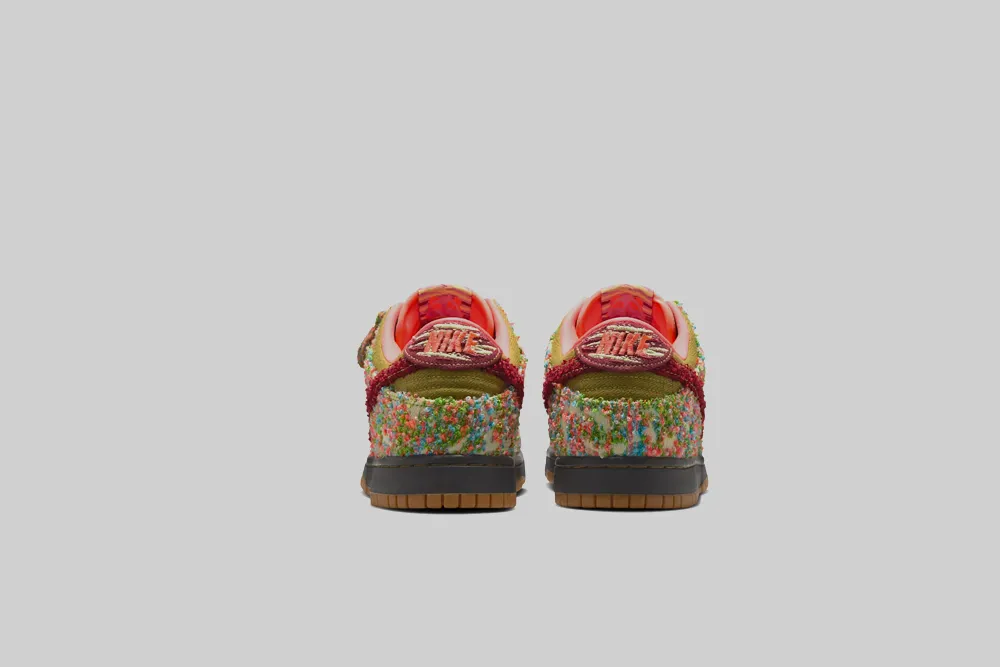 rubber Slim Design Nike Dunk Low 'Green Curry and White'