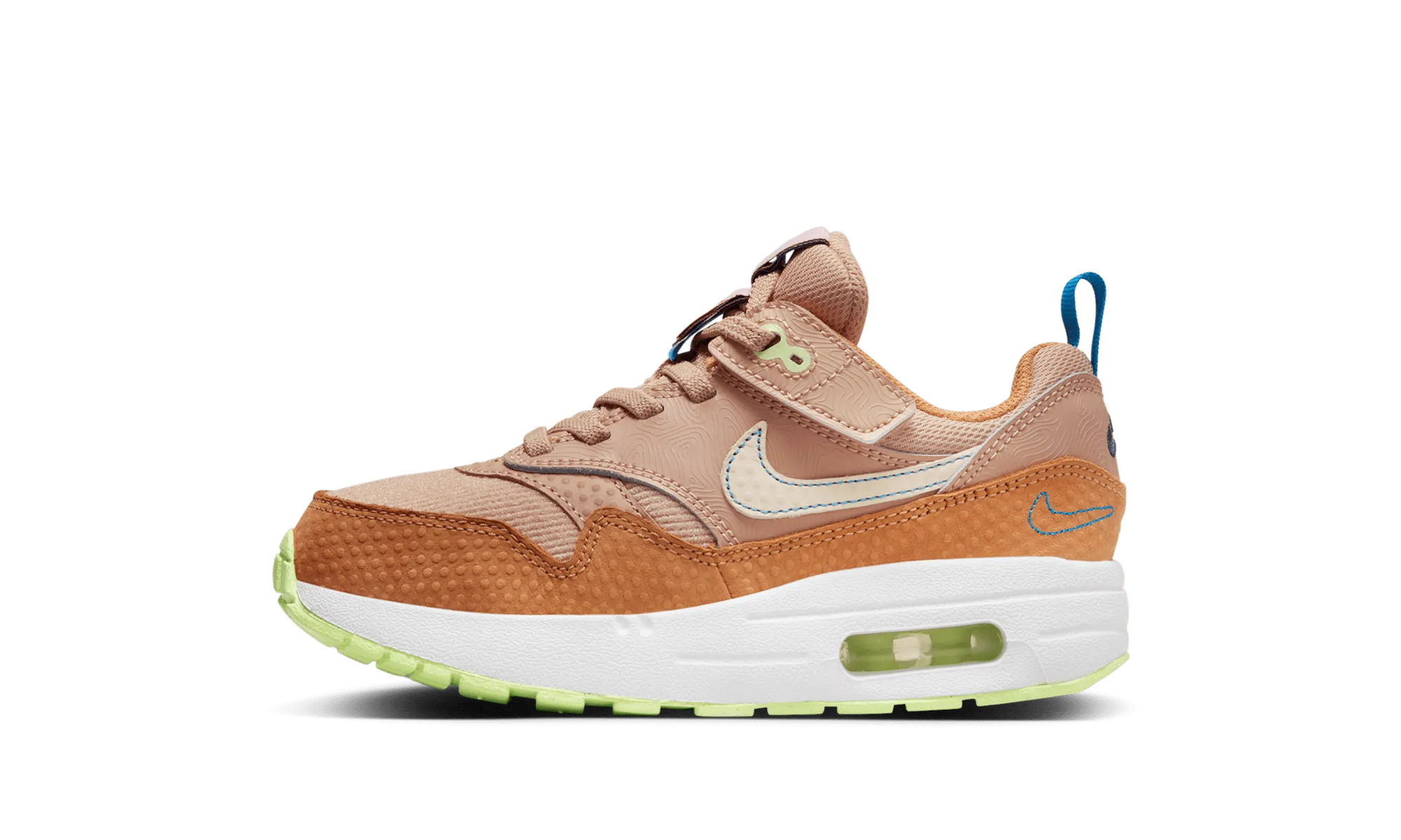 Air Max 1 SE EasyOn PS "Hemp" running on a grass track shoes