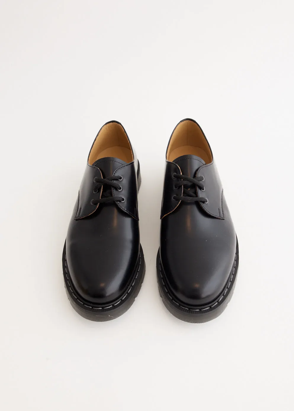 Slim Profile Hi-Shine 3 Eye Gibson Shoes