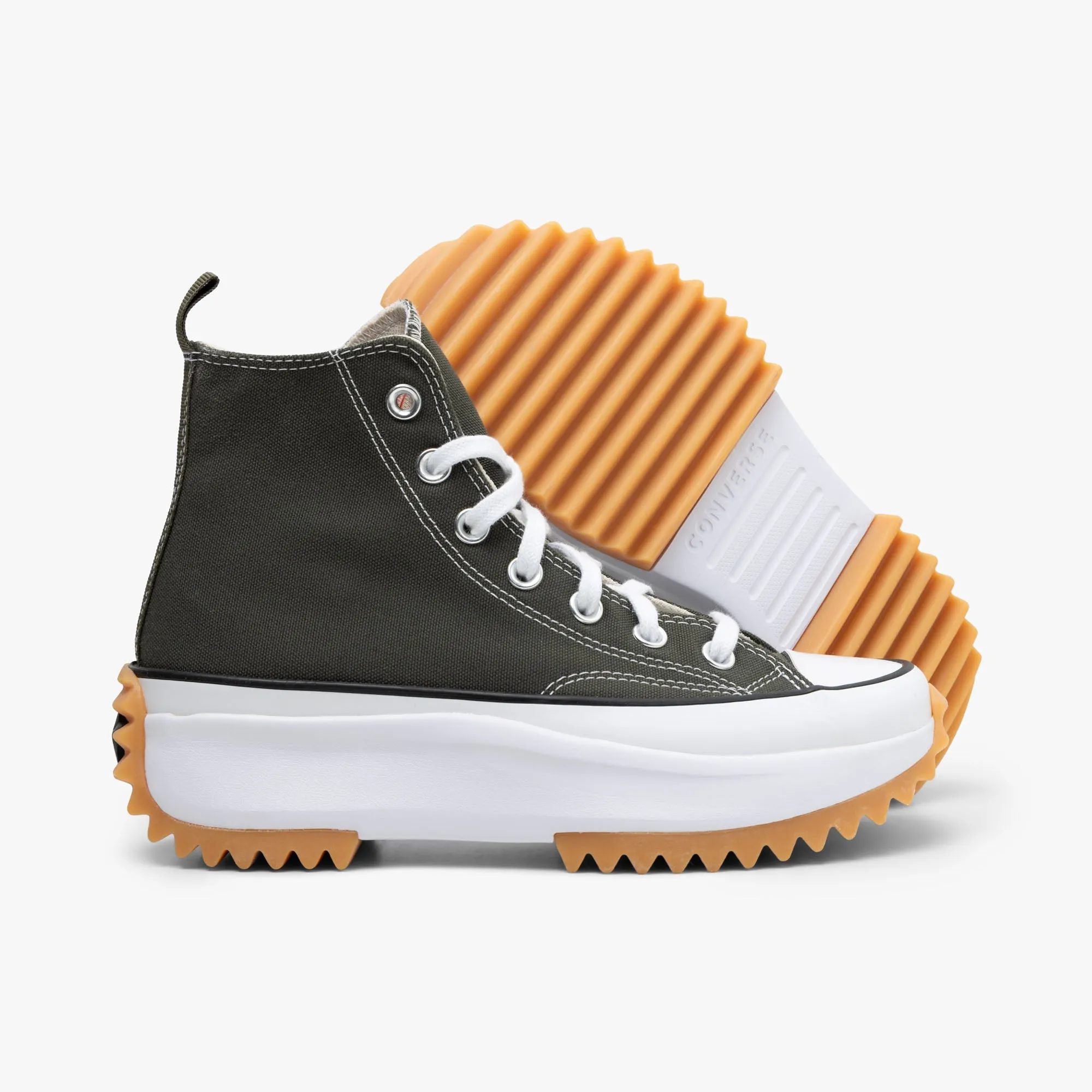 Converse Colour Run Star Hike Cargo Khaki / White - Black Outdoor Life Supportive arch